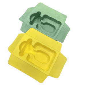 Fournisseur d'emballages de pâte moulée de produits électroniques de couleur pressée par voie humide