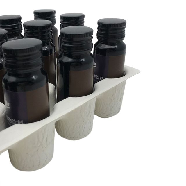Emballage de pâte moulée en bouteille de soins de santé en gros