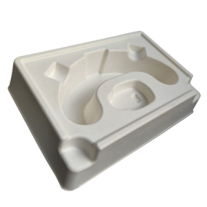 Vente en gros de plateaux de pulpe moulés électroniques pressés par voie humide